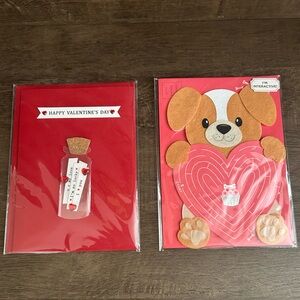 NWT lot of 6 Papyrus and Asst Valentine's Day Cards Love Romance Galentines